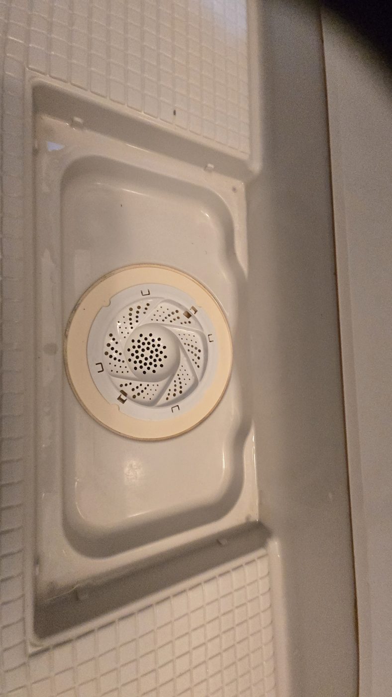 ダスキン作業後の排水口